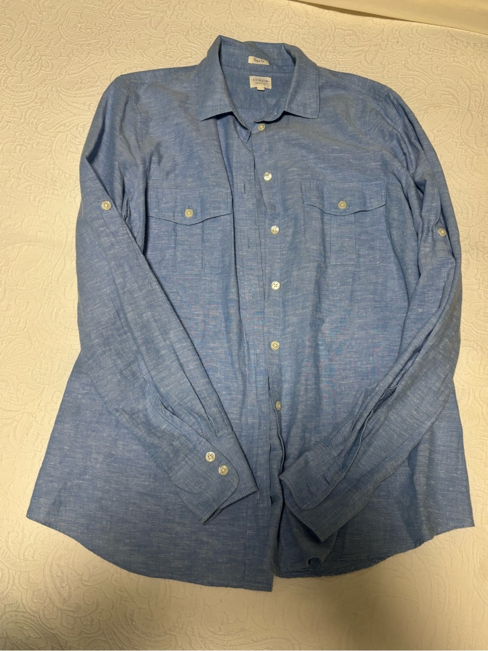 J. Crew Light Blue Casual Button-Down Shirt